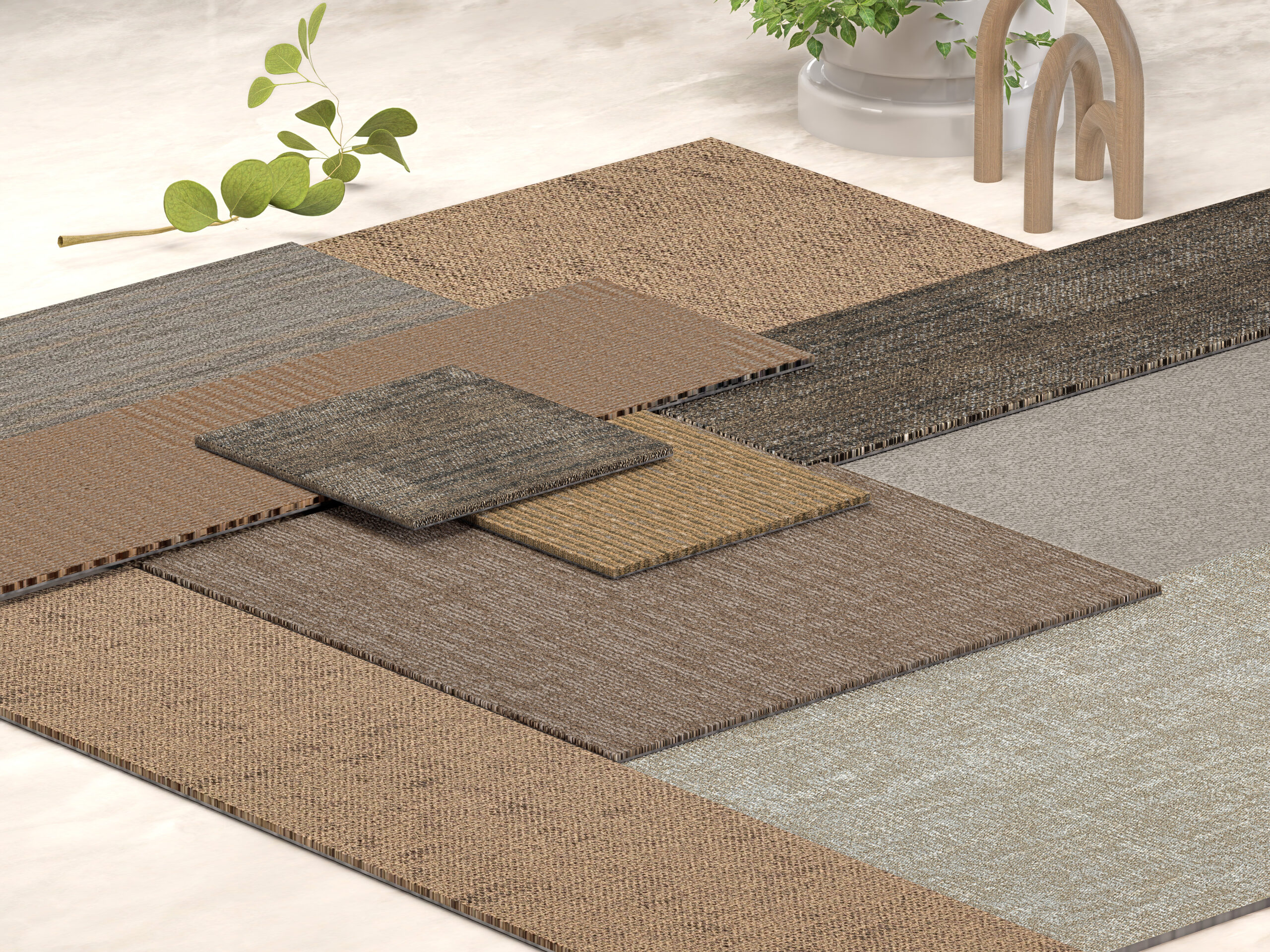 Acouflor – Beige Colour Collections 2 Sandy Hues Flatlay scaled