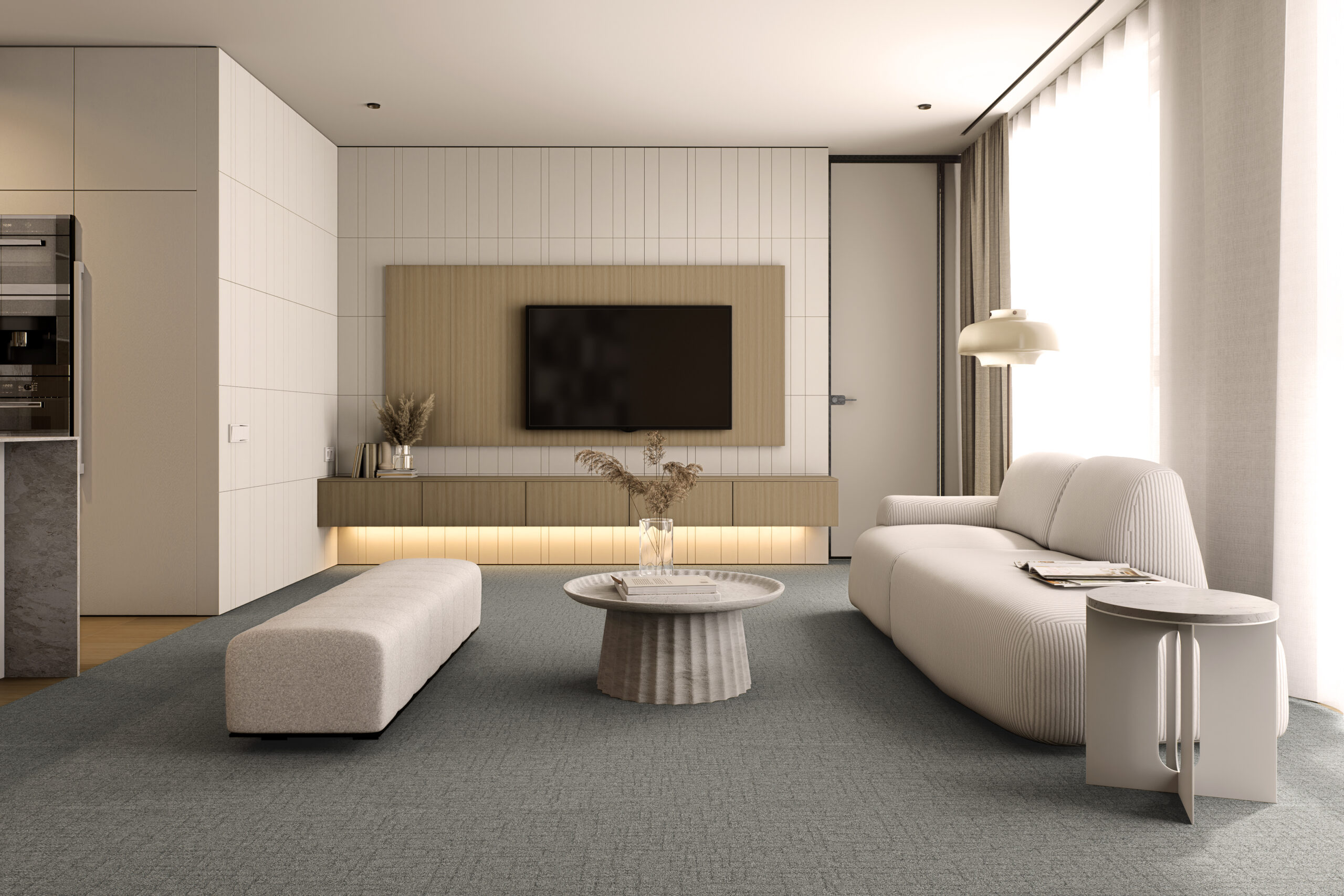 Inglenook Carpet Tiles 3 SoftStep_Inglenook_Kettle_Hero