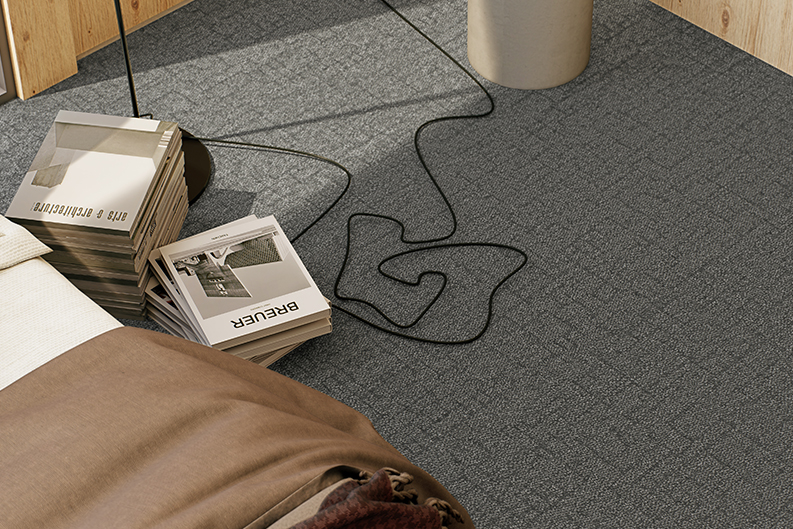 Inglenook Carpet Tiles 11 SoftStep Inglenook Smoulder Closeup 3