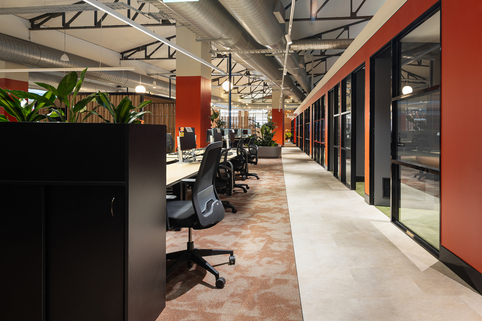 Acouflor Harmonia Carpet Tiles featured at XXXX Beer Office